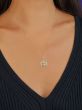 14K North Star Hexagon Necklace