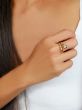14K Diamond Raindrop Ring