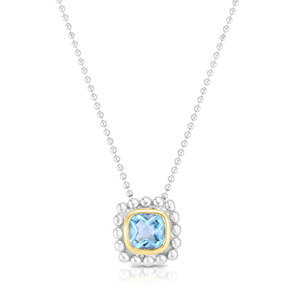 Birthstone Popcorn Pendant